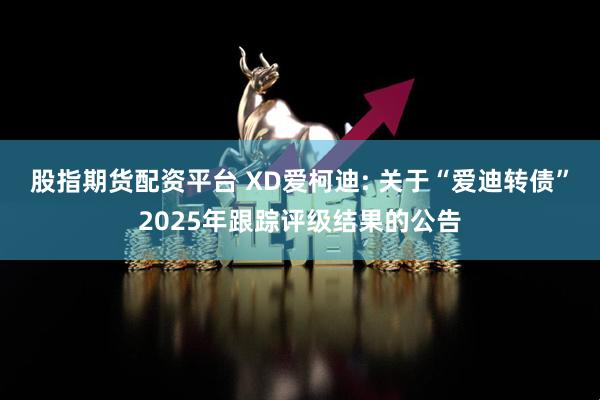 股指期货配资平台 XD爱柯迪: 关于“爱迪转债”2025年跟踪评级结果的公告